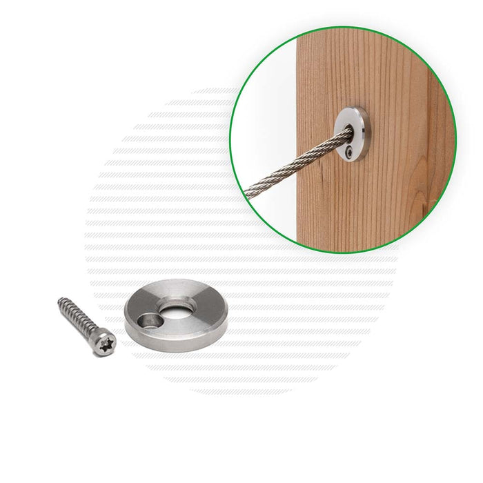 Cable Rail Post Hole Cover Hardware Cable Bullet