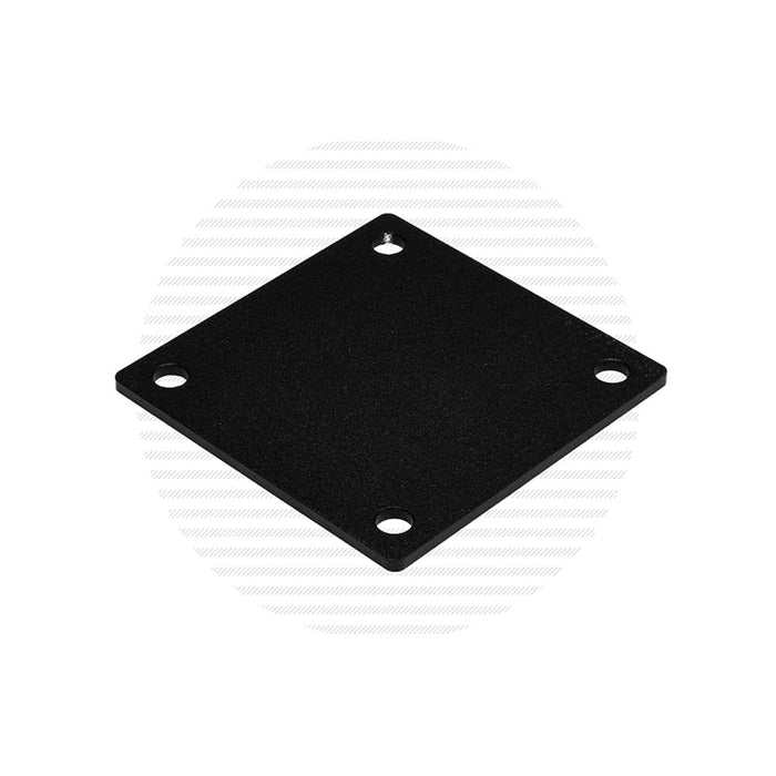 Post Leveling Plate Posts Cable Bullet Tensioning Post Leveling Plate Flat Black (Fine Texture)