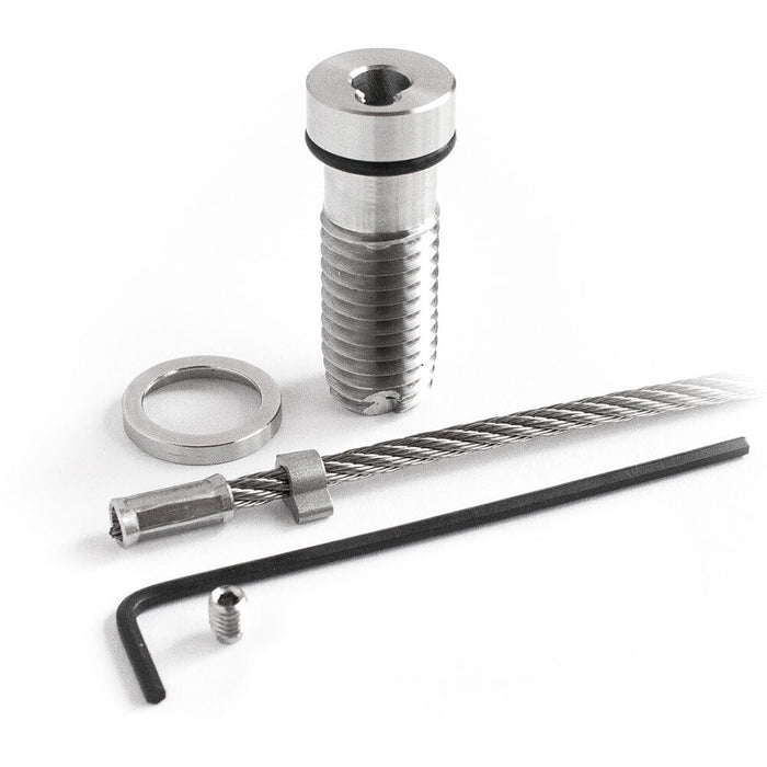Sample Cable Rail Tensioner Kit Sample Cable Bullet Sleeved Wood Post XL Kit