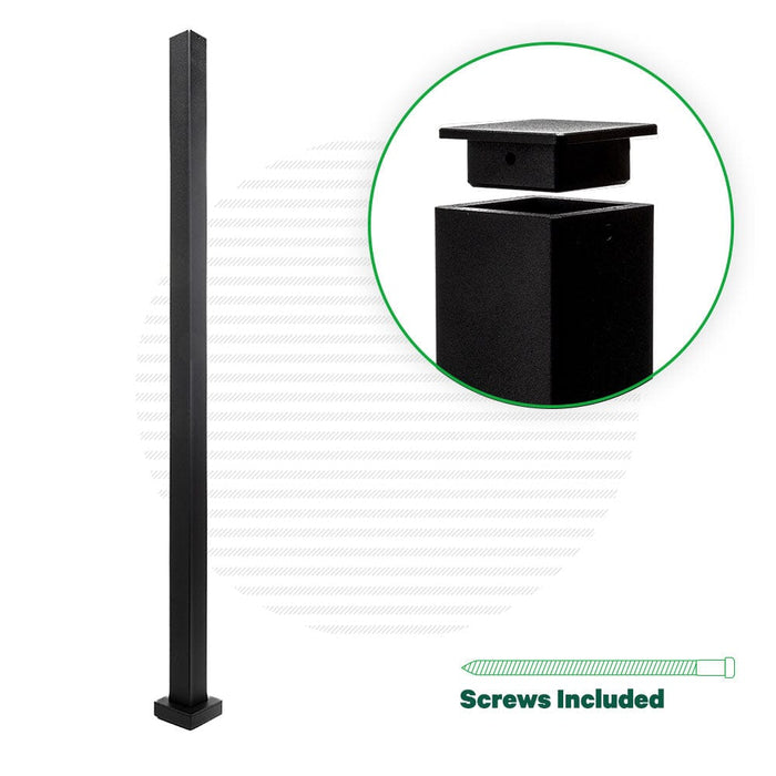 Summit Series Top Mount Vertical Cable Railing Stair Post Posts Cable Bullet