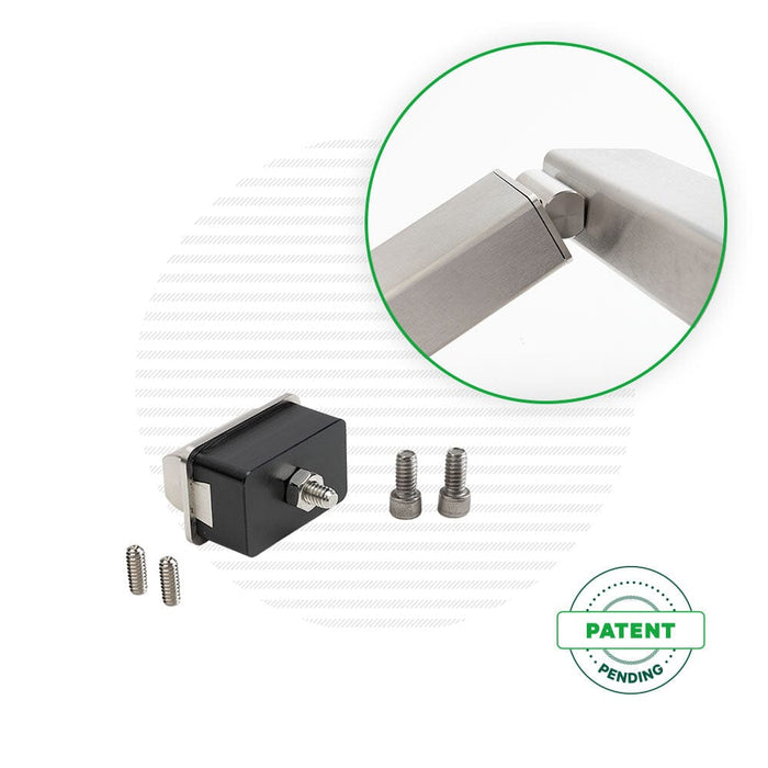 Venture Series Handrail Hinge for Stair Corners Handrail Cable Bullet