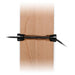 Deluxe Cable Rail Post Hole Cover | Black Finish Cable Bullet 