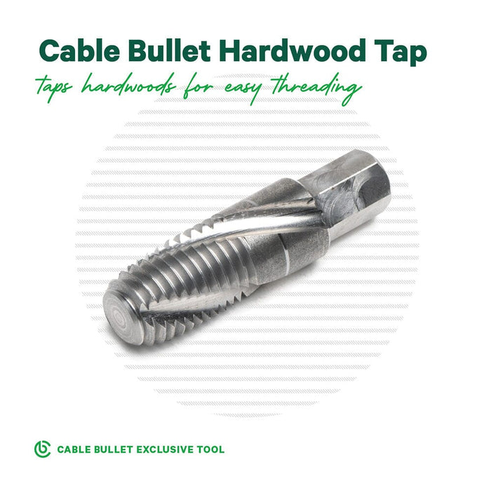 Installation Kit Add-On for Hardwood Posts Installation Kits Cable Bullet 