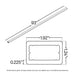 Reinforced Aluminum Handrail Handrail Cable Bullet 