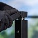 Signature Midnight Stair Corner Handrail Hinge Handrail Cable Bullet 
