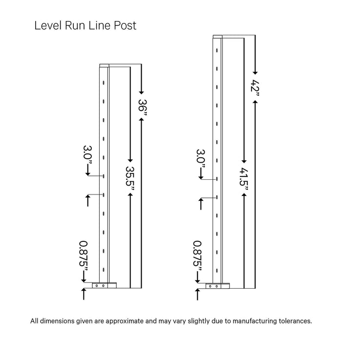 Signature Select Top Mount Line Post Cable Bullet 
